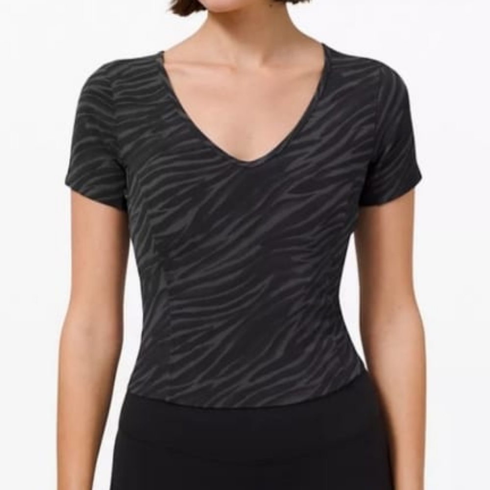 NWOT Lululemon Align Short Sleeve Crop Top